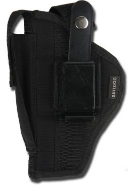Bulldog Cases & Vaults Belt And Clip Ambi Holster SKS/Glock 26/Glock 29 Ambidextrous Plain Black