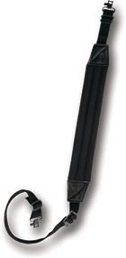 Bulldog Cases & Vaults Black Deluxe Padded 1in Rifle Sling w/ Swivels - Bulldog Cases & Vaults