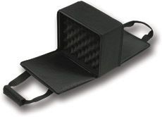 Bulldog Cases & Vaults 11in X 9in Black Nylon 4 Pistol Case w/ Locking Zipper Hard Sided Nylon Cases