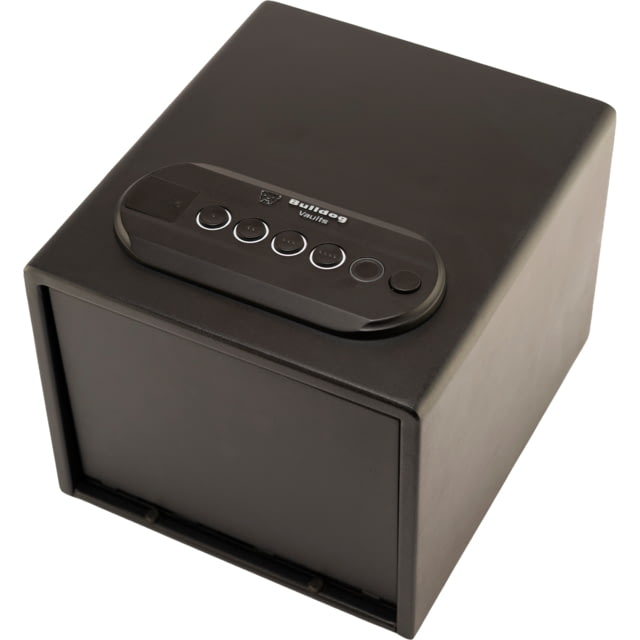 Bulldog Cases & Vaults Trio LED/Biometric Double Quick Vault w/ Shelf Black - Bulldog Cases