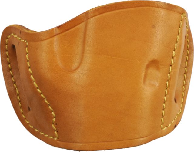 Bulldog Cases & Vaults Molded Leather Belt Slide Holster - Medium Tan