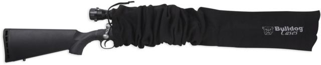 Bulldog Cases & Vaults Oversized Scoped Rifle Sock 52in x 6in Black