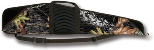 Bulldog Cases & Vaults Pinnacle 44in Rifle Case -RealTree Camo with Brown Trim & Black Leather - 44in BD205-44 by USA Bulldog Cases & Vaults Soft Gun Cases