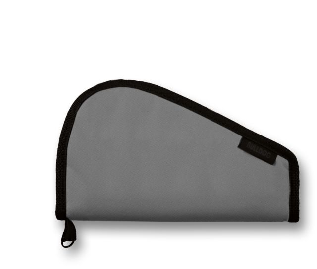 Bulldog Cases & Vaults Pistol Rug Gray Large No Handles