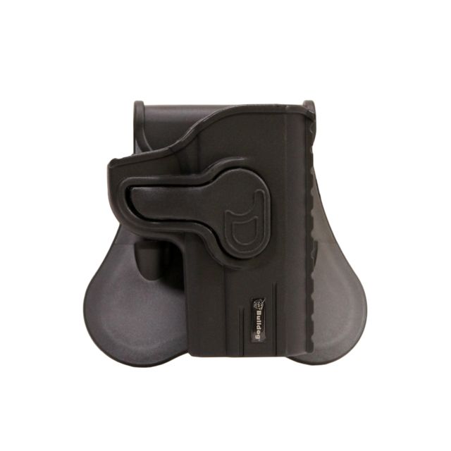 Bulldog Cases & Vaults Rapid Release Polymer Holster W/Paddle Right Hand Black