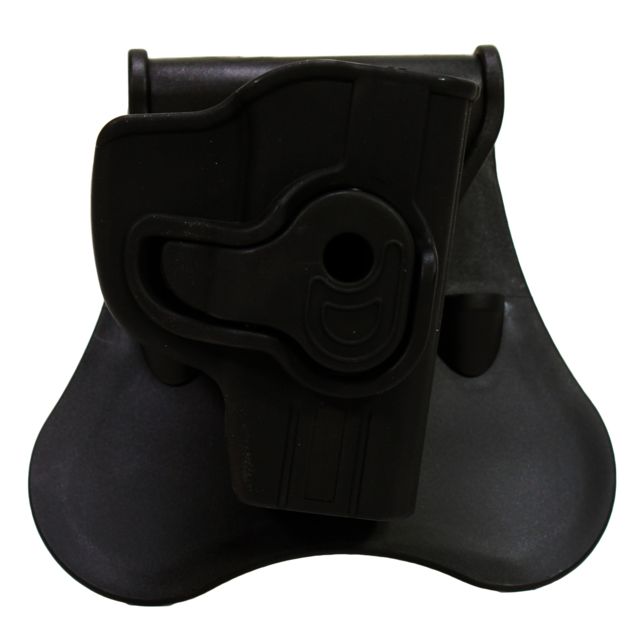 Bulldog Cases & Vaults Rapid Release Polymer Holster W/Paddle, Right Hand, Black, RR-LCP by USA Bulldog Cases & Vaults Outside The Waistband Holsters