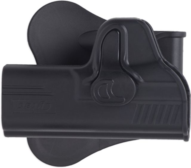 Bulldog Cases & Vaults Rapid Release Polymer Holster Glock 43 Right Hand Polymer Black