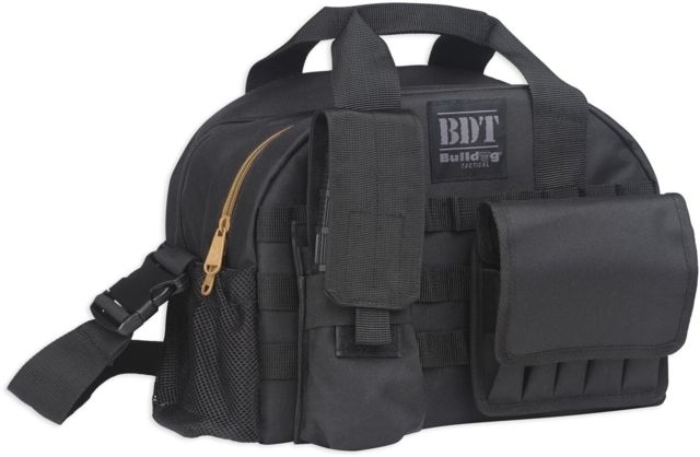 Bulldog Cases & Vaults Tactical Range Bag w/MOLLE Mag Pouches Black