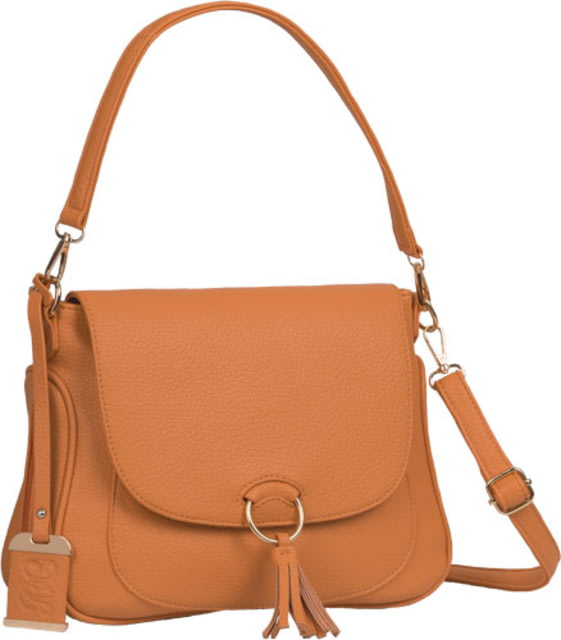 Bulldog Cases & Vaults Convertible Hobo/Crossbody Style Purse w/Holster Autumn Orange - Bulldog Cases & Vaults