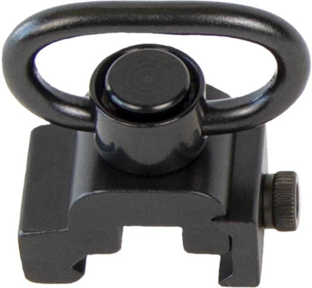 Bulldog Cases & Vaults Deluxe QD Rail Mount Push Button Swivel 1.25in Black - Bulldog Cases & Vaults
