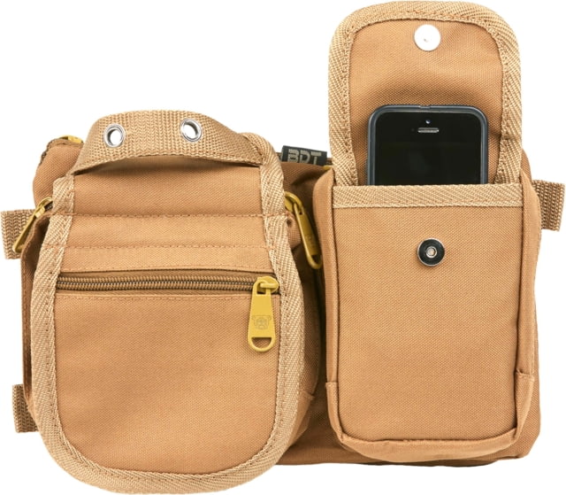 Bulldog Cases & Vaults Deluxe Satchel Go Bag/Waist Pack Tan - Bulldog Cases & Vaults