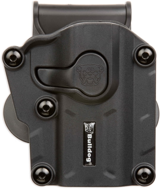 Bulldog Cases & Vaults Max Multi-Fit Polymer Holster w/ Paddle Left Hand Black