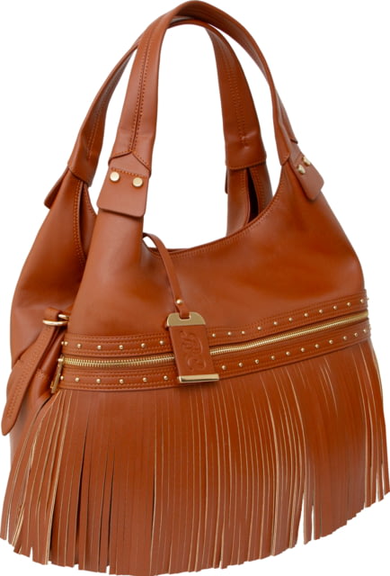 Bulldog Cases & Vaults Shoulder Bag w/ Tassel & Holster Cognac - Bulldog Cases & Vaults