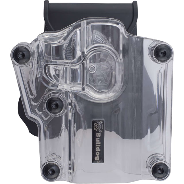 Bulldog Cases & Vaults Max OWB Paddle Holster, Multi Fit, Polymer, Transparent Clear, MX002 by USA Bulldog Cases & Vaults Outside The Waistband Holsters