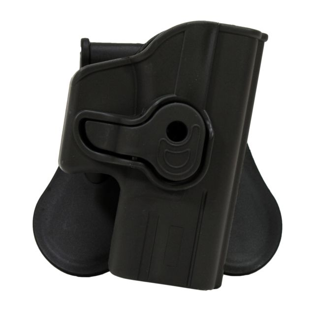 Bulldog Cases & Vaults Rapid Release Polymer Holster, Glock 27, Right Hand, Black, Black, RR-G27 by USA Bulldog Cases & Vaults Appendix Holsters