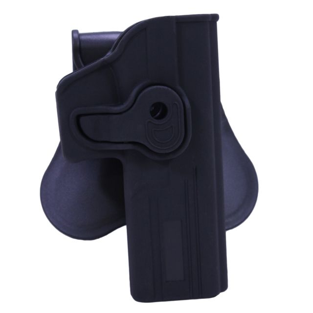 Bulldog Cases & Vaults Rapid Release Polymer Holster Glock 17 Right Hand Black Black