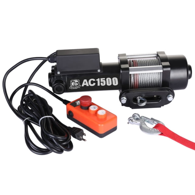 Bulldog Winch 1500lb AC Winch Wire Rope
