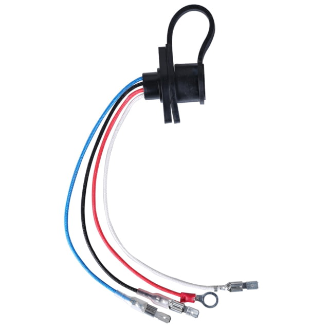 Bulldog Winch Plug and Wiring Harness for 12001x Black