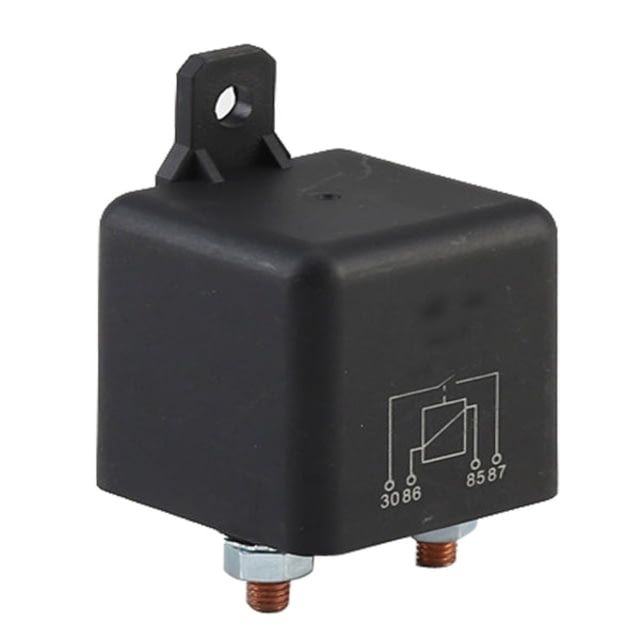Bulldog Winch Relay 200A 4-Prong Black