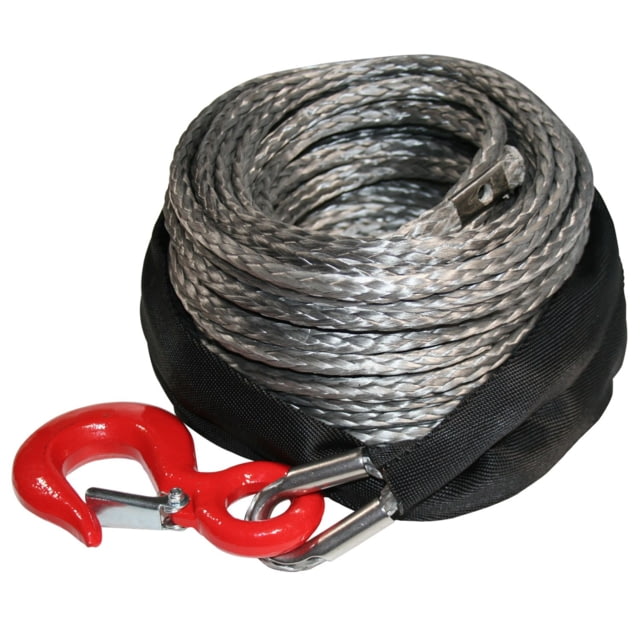 Bulldog Winch Synthetic Rope 8mm x 100ft Up to 8K Winch