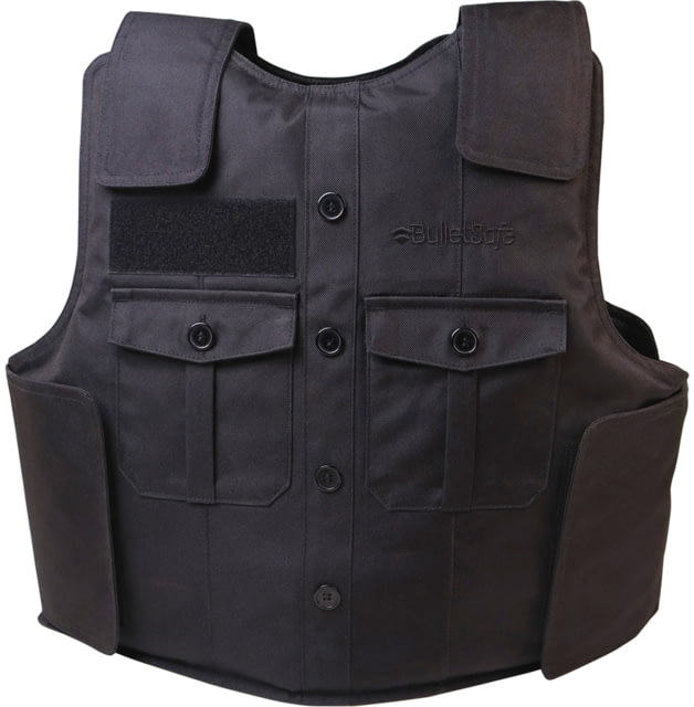 BulletSafe Uniform Front Carrier - Accessory for Bulletproof Vests Black L - Bulletsafe