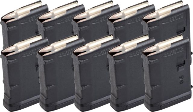 pul Industries PMAG 10 GEN M3 Magazine AR-15/M4 .223/5.56 10-Round Black 10-pack MAG559-BLK-10RD-KIT1 Ammo