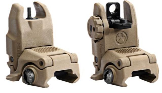 Magpul MBUS Front Flip-Up Back Up Sight Gen 2 Flat Dark Earth MPI