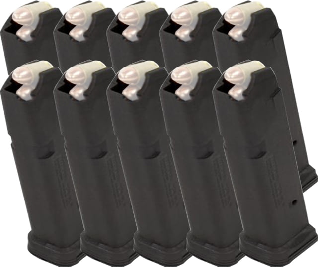 pul GL9-Glock G19 9x19mm Parabellum 3-pack 15 Rounds MGMPI550BLK-15RD-KIT1 Ammo