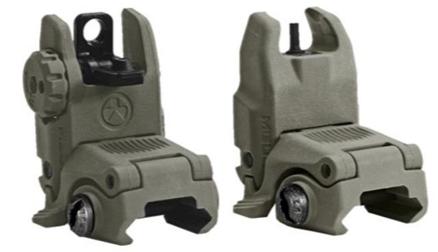 Magpul MBUS Front Flip-Up Back Up Sight Gen 2 OD Green