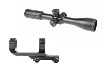 Primary Arms 4-14x44mm Riflescope, Mil-Dot, with Deluxe AR15 30mm Scope Mount
