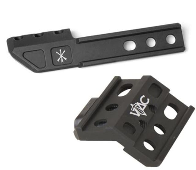Unity Tactical Micro Hub Black FUS-MHB W/ Unity Tactical Light Wing - Right Black FUS-LWRB