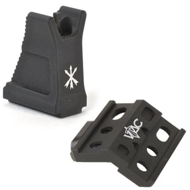 Unity Tactical Micro Hub Black FUS-MHB W/ Unity Tactical Fixed Front Sight Black FUS-S2B