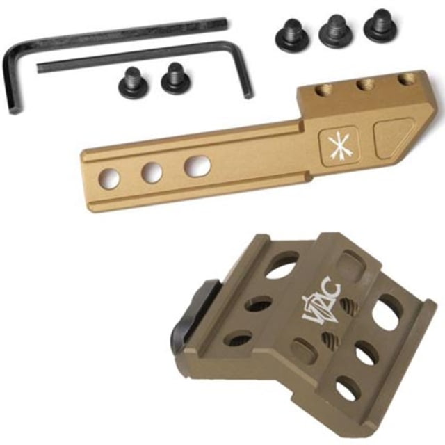 Unity Tactical Micro Hub Flat Dark Earth FUS-MHF W/ Unity Tactical Light Wing - Left Flat Dark Earth FUS-LWLF