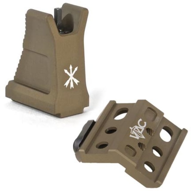 Unity Tactical Micro Hub Flat Dark Earth FUS-MHF W/ Unity Tactical Fixed Front Sight Flat Dark Earth FUS-S2F