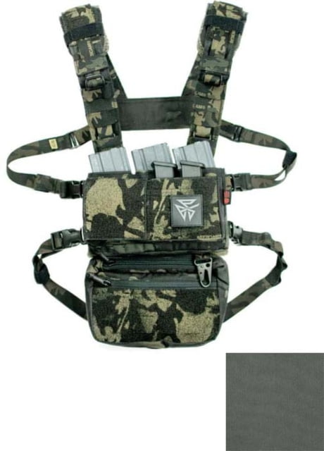 Burn Proof Gear Modular Chest Rig System Gray - Burn Proof Gear