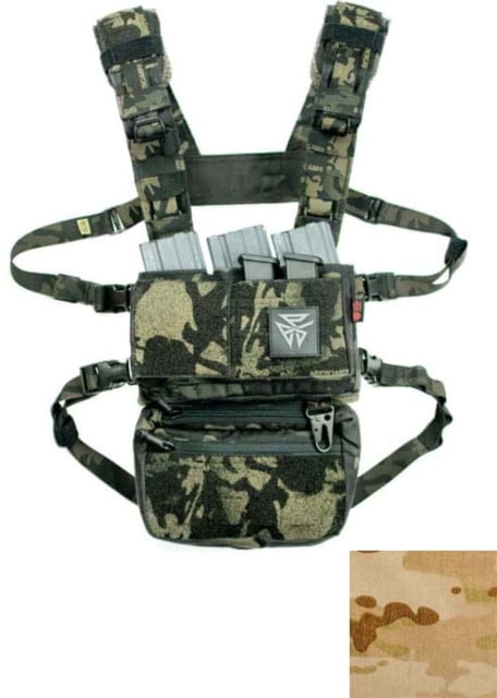 Burn Proof Gear Modular Chest Rig System Multicam Arid - Burn Proof Gear