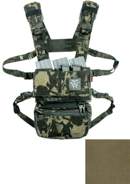 Burn Proof Gear Modular Chest Rig System Olive Drab - Burn Proof Gear
