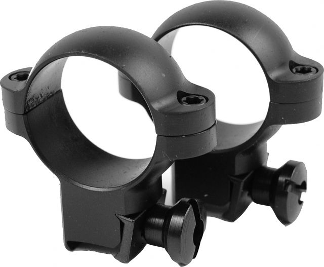 EDEMO Burris Airgun/Rimfire Deluxe Steel .22 Rings - High Matte Black  EDEMO2 Used Condition Fair - Burris