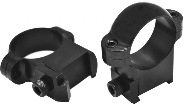 Burris Rifle Scope Ring Mounts CZ 550 Long Action Medium 1 in Tube Gloss Black