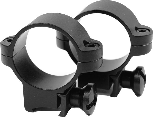 USED Burris Rimfire-Airgun Aluminum 22 Rings - Medium Gloss Black - Burris