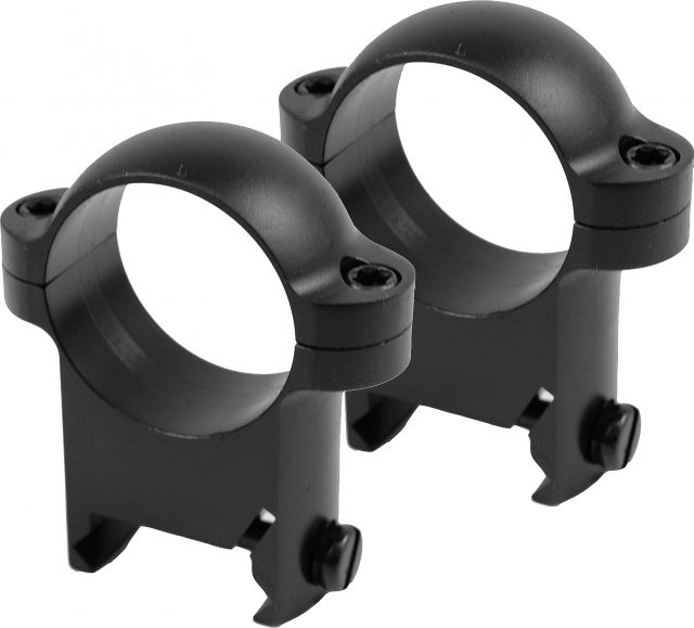 Burris Zee 1in Steel Rifle Scope Rings - High Black Matte