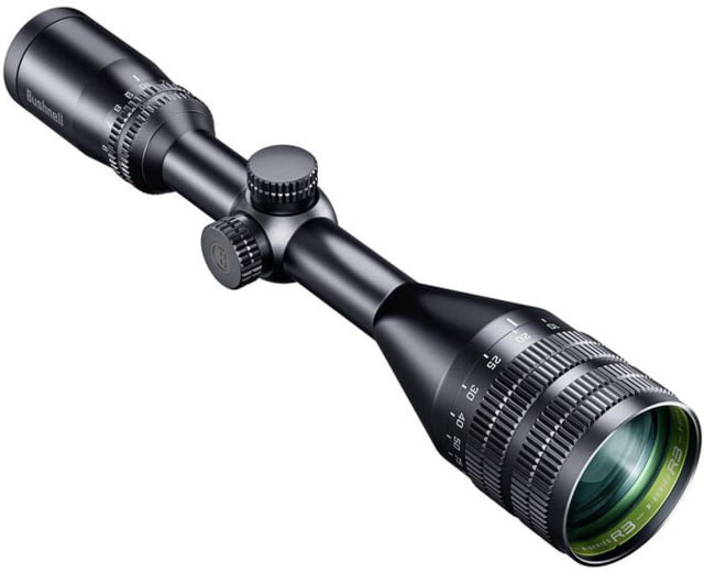 Bushnell R3 Rifle Scope 1in Second Focal Plane DOA-QBR Reticle Black