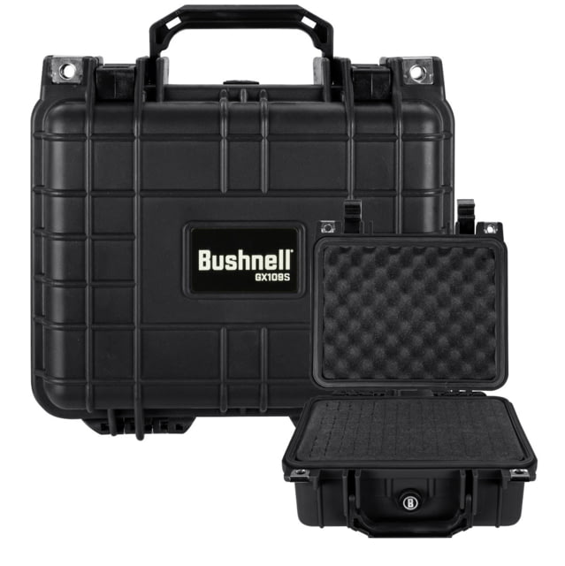 Bushnell Small 10.62in Waterproof Protective Gear Case w/Foam Black - Bushnell