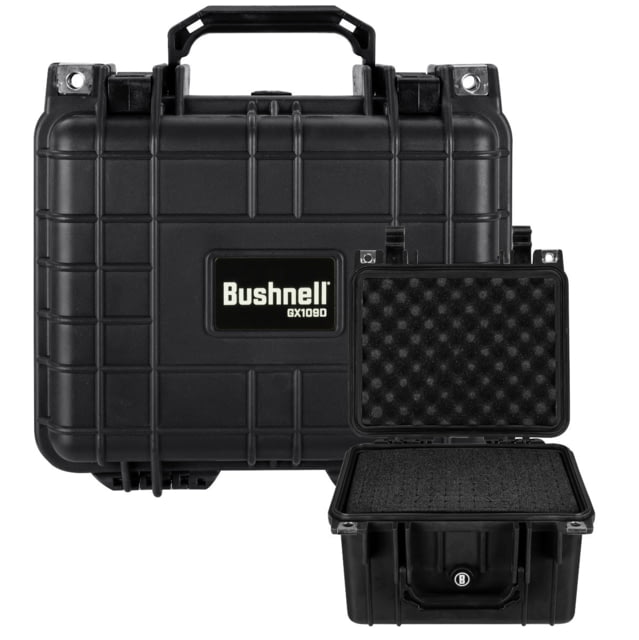 Bushnell Small Deep 10.62in Waterproof Protective Gear Case w/Foam Black - Bushnell