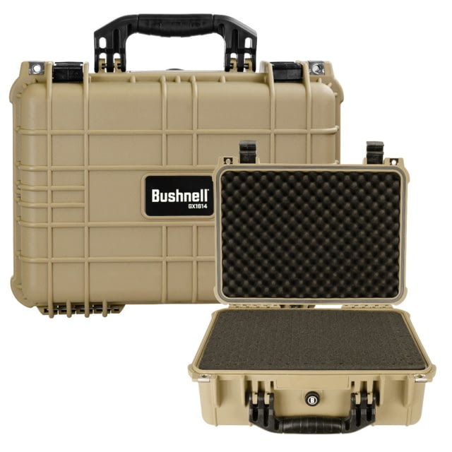 Bushnell Standard 16in Waterproof Protective Gear/Gun Case w/Foam Tan - Bushnell