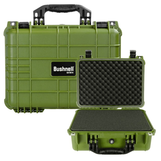 Bushnell Standard 16in Waterproof Protective Gear/Gun Case w/Foam Green - Bushnell