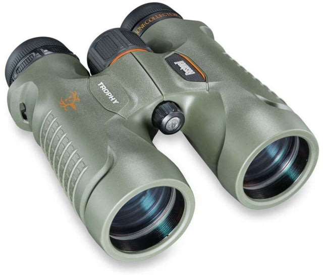 Bushnell Trophy 10x42mm Roof Prism Binoculars, Matte, Bone Collector, 334210