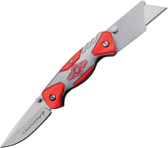 Busted Knuckle Linerlock Red/Gray - Busted Knuckle