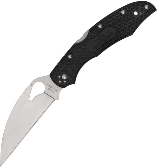 Byrd Cara Cara 2 Wharncliffe Folding Knives 3.83in 8Cr13MoV Steel PlainEdge FRN Handle - Byrd