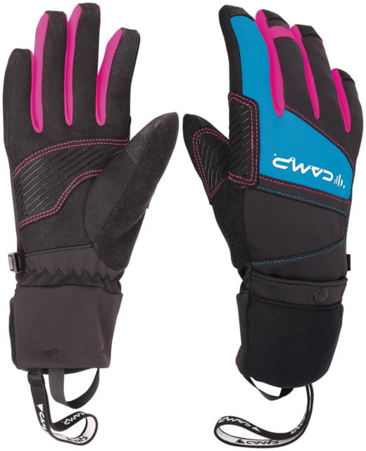C.A.M.P. G Comp Warm Gloves - Women's Black/Light Blue/Fuchsia Medium - C.A.M.P.